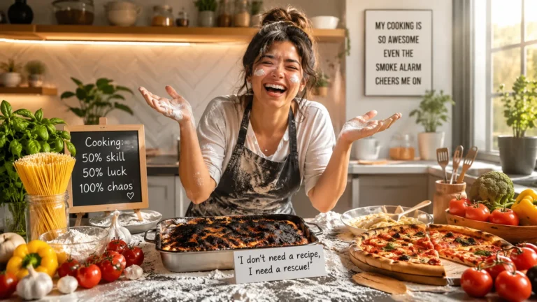 Funny Cooking Captions for Instagram Photos