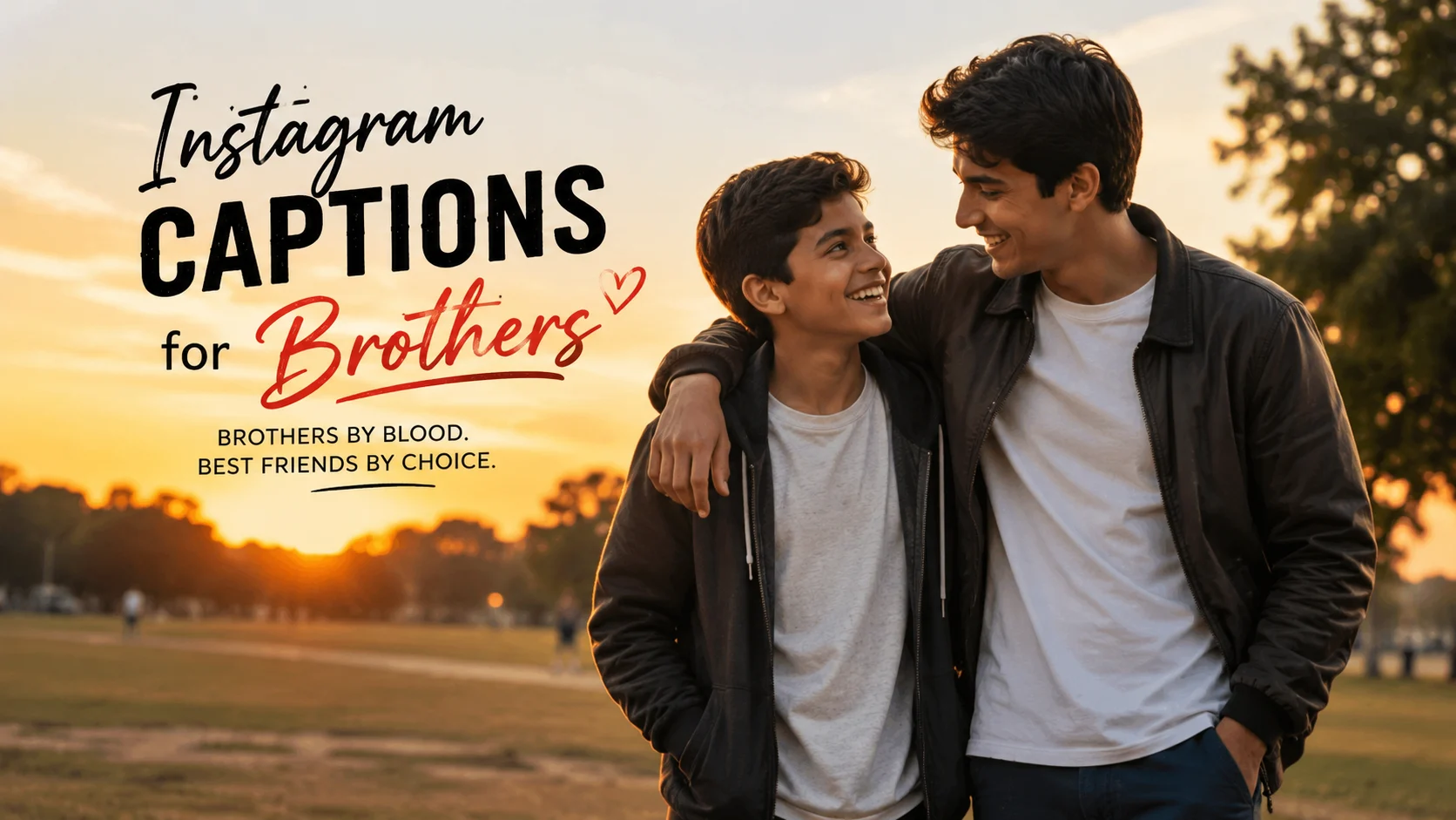 Instagram Captions for Brothers