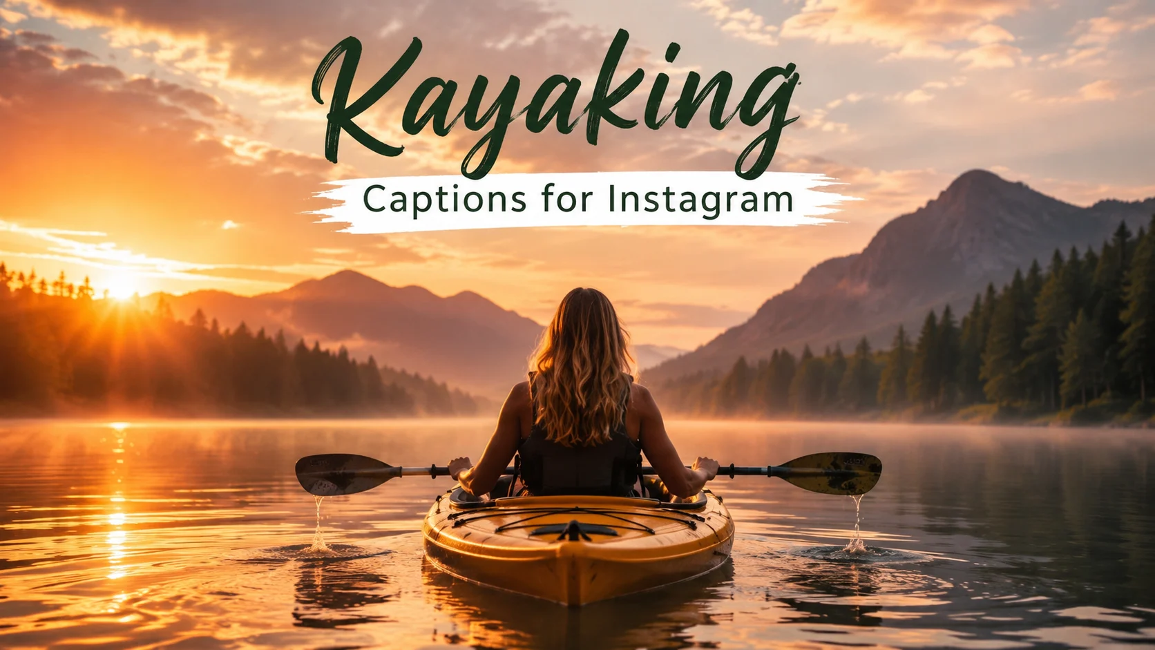 Kayaking Captions for Instagram