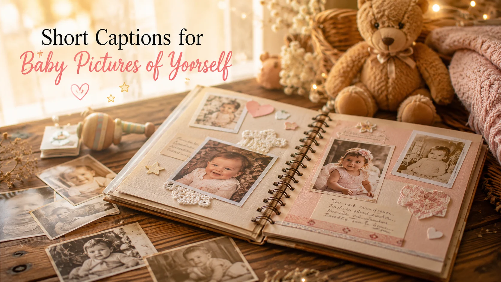 Short Captions for Baby Pictures of Yourself