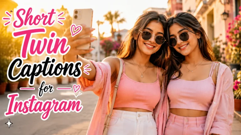 Short Twin Captions for Instagram