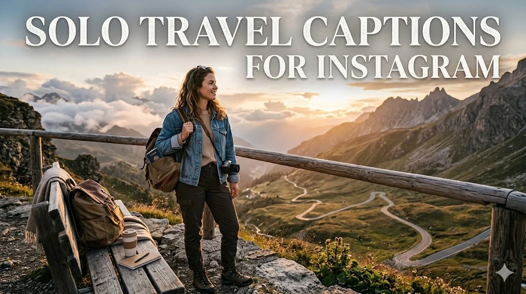 Solo Travel Captions for Instagram