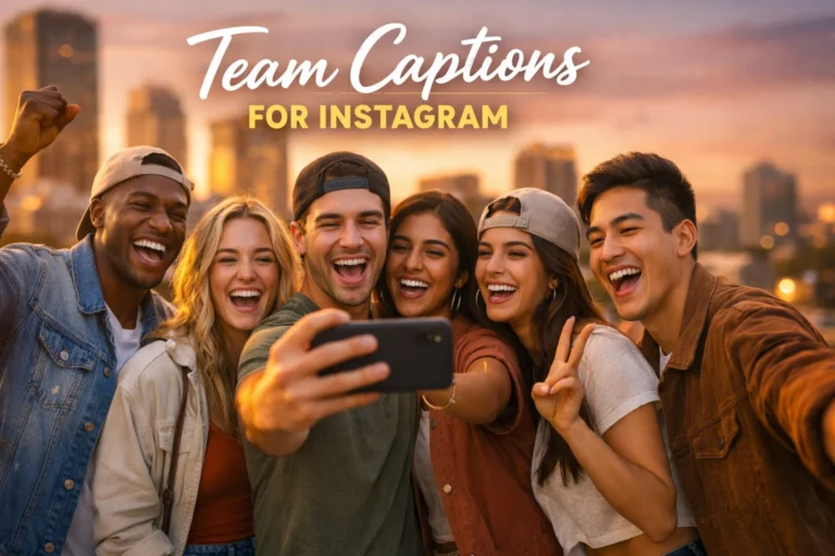 Team Captions for Instagram