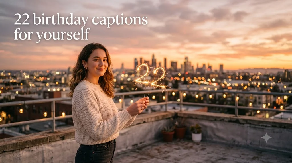 22 Birthday Captions for Yourself