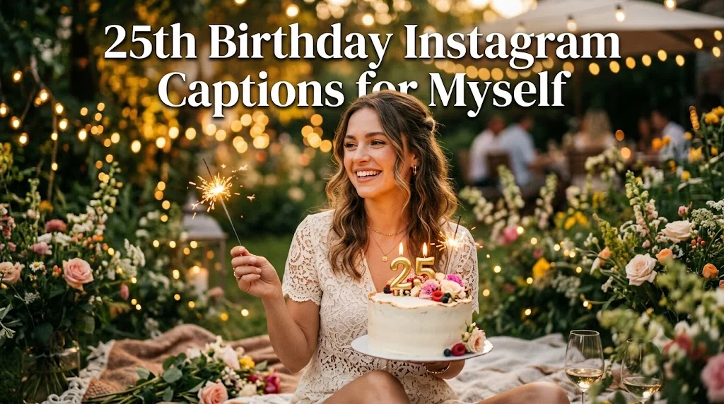 25th Birthday Instagram Captions