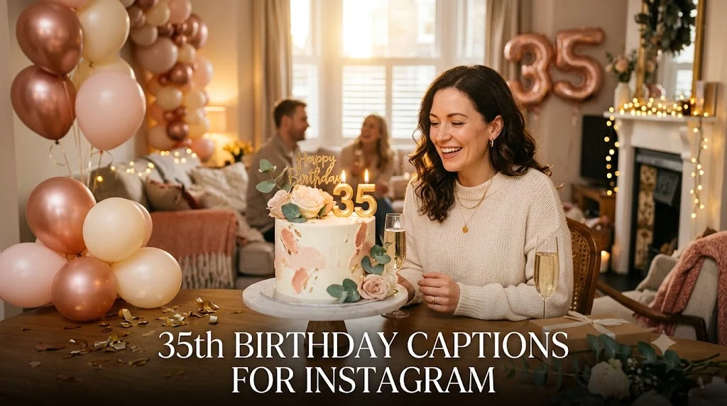 35th Birthday Captions for Instagram