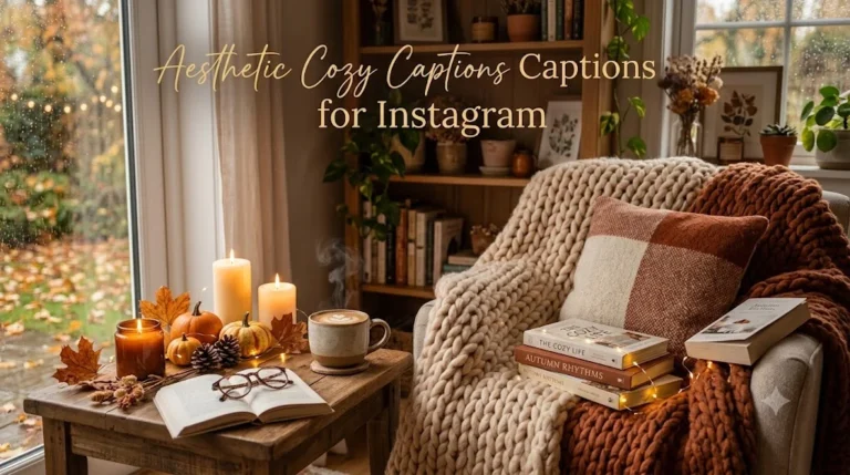 Aesthetic Cozy Captions for Instagram
