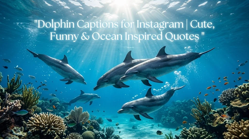 Dolphin Captions for Instagram