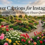 Flower Captions for Instagram