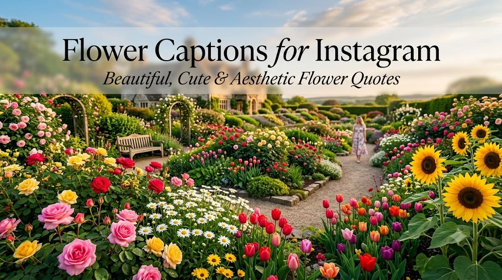 Flower Captions for Instagram