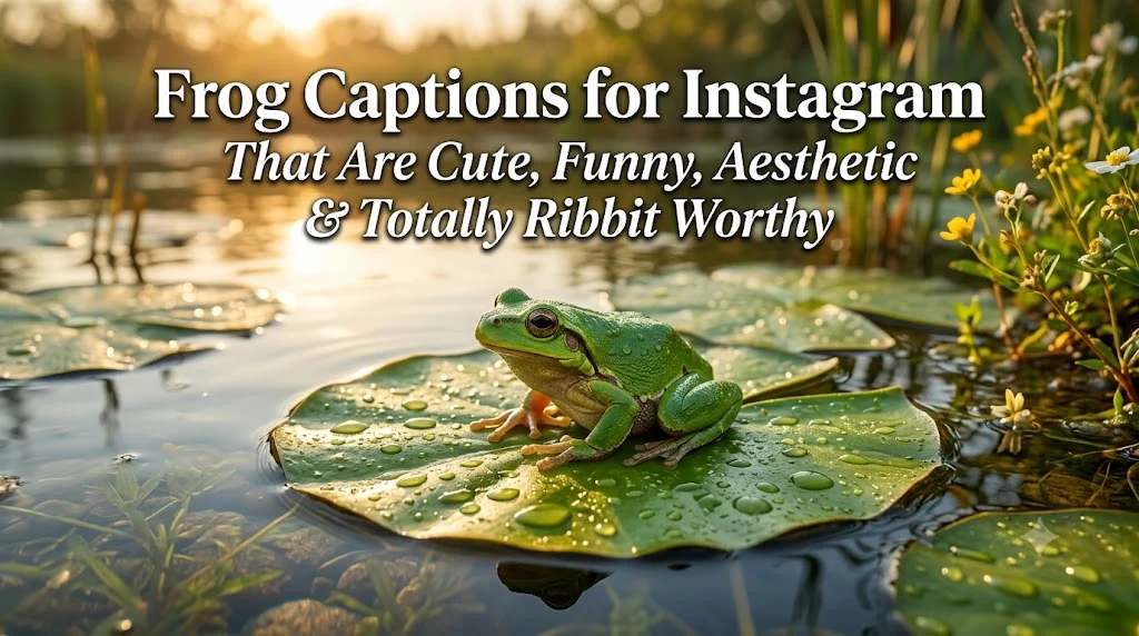 Frog Captions for Instagram