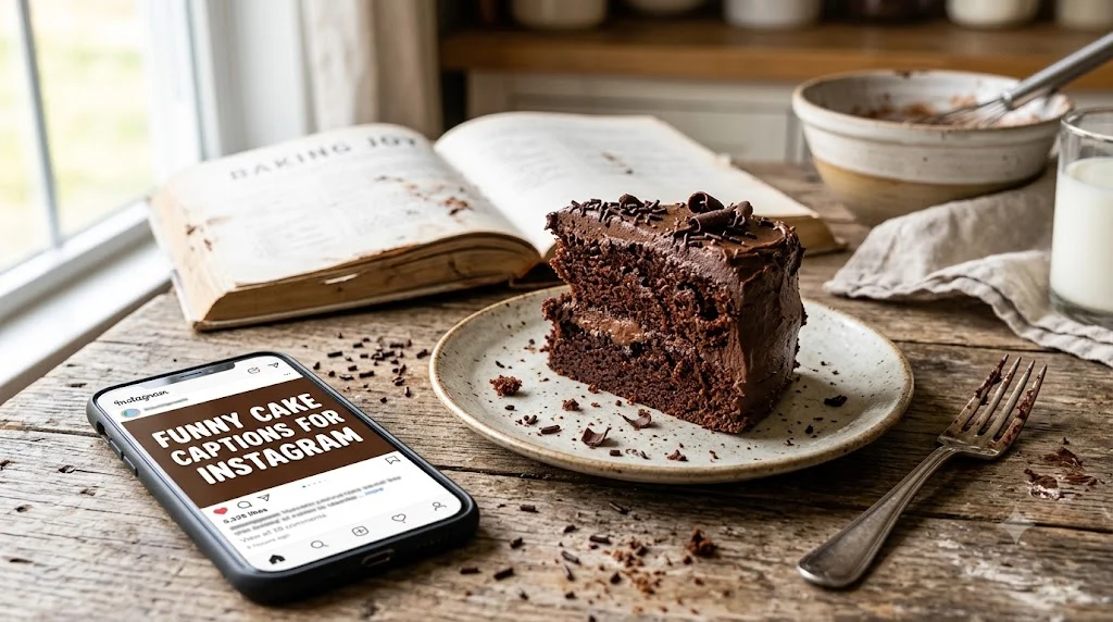 Funny Cake Captions for Instagram