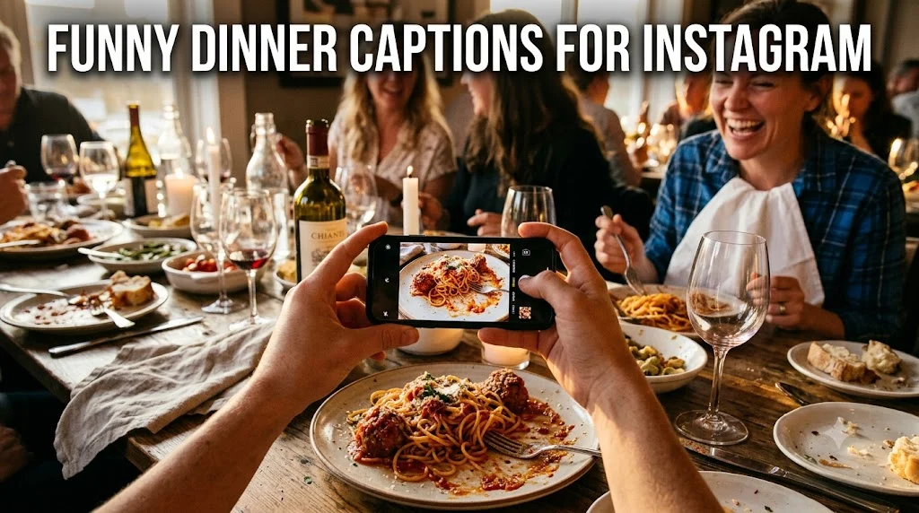 Funny Dinner Captions For Instagram