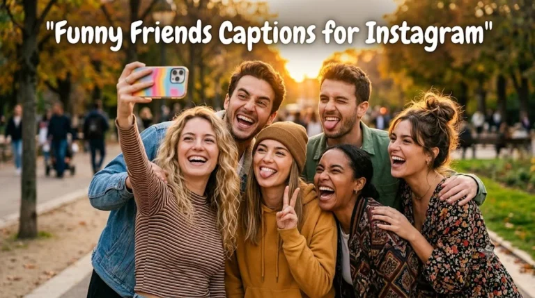 Funny Friends Captions for Instagram