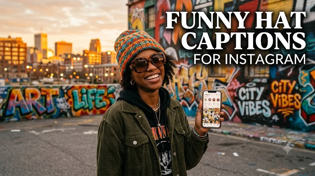 Funny Hat Captions for Instagram