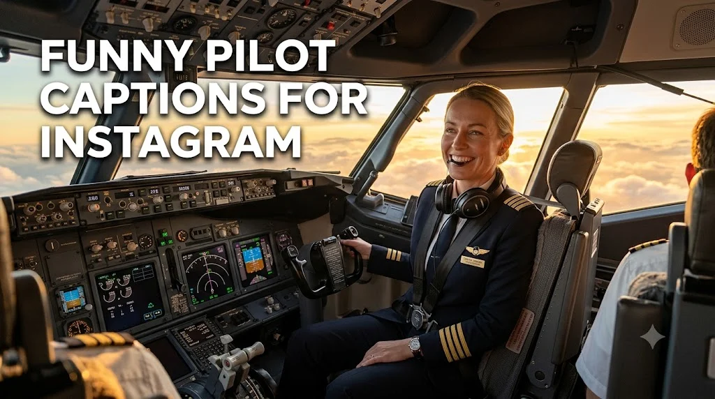 Funny Pilot Captions for Instagram