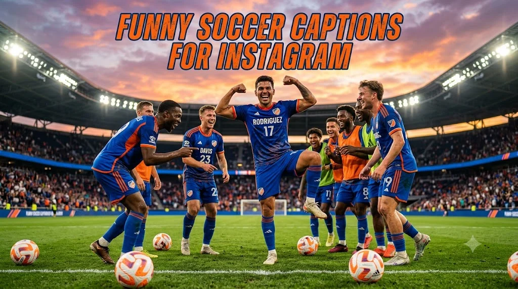 Funny Soccer Captions for Instagram