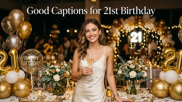 Good Captions for 21st Birthday