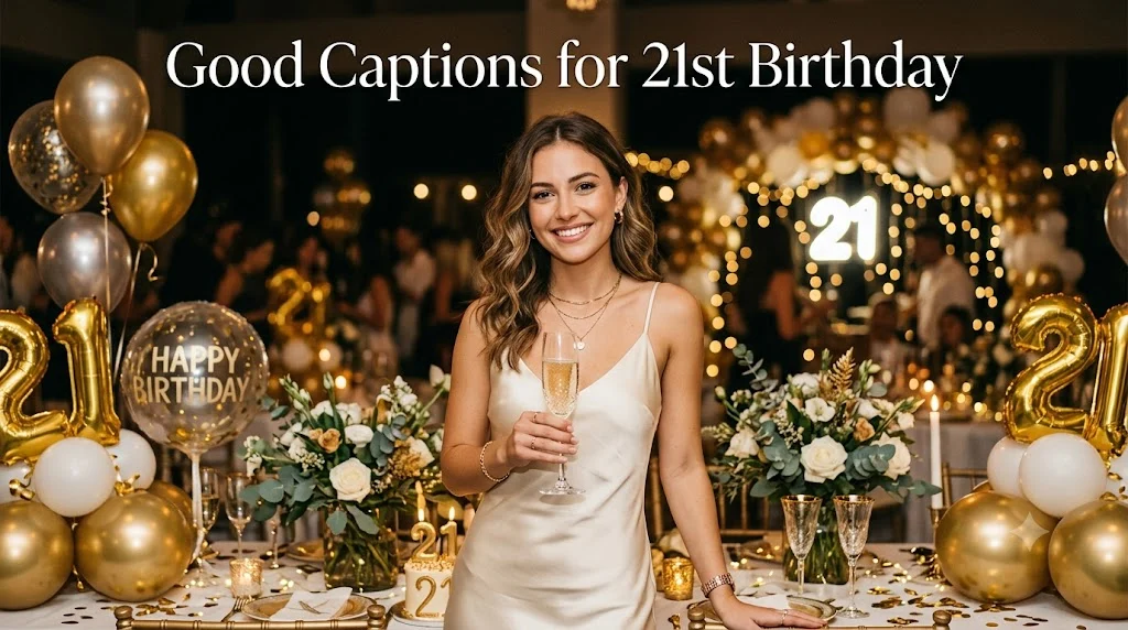 Good Captions for 21st Birthday