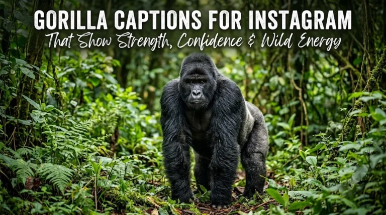 Gorilla Captions for Instagram