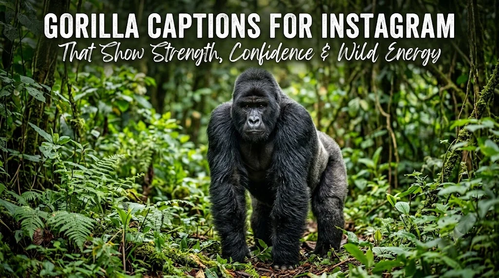 Gorilla Captions for Instagram