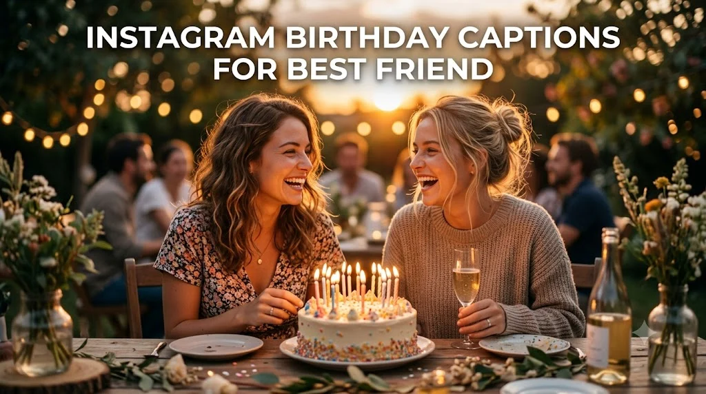 Instagram Birthday Captions for Best Friend