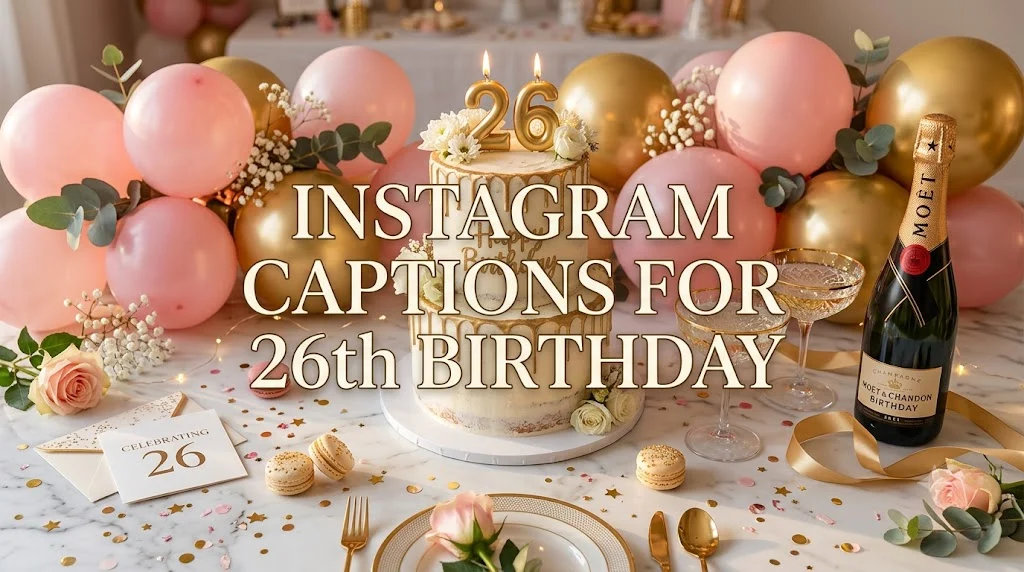 Instagram Captions for 26th Birthday