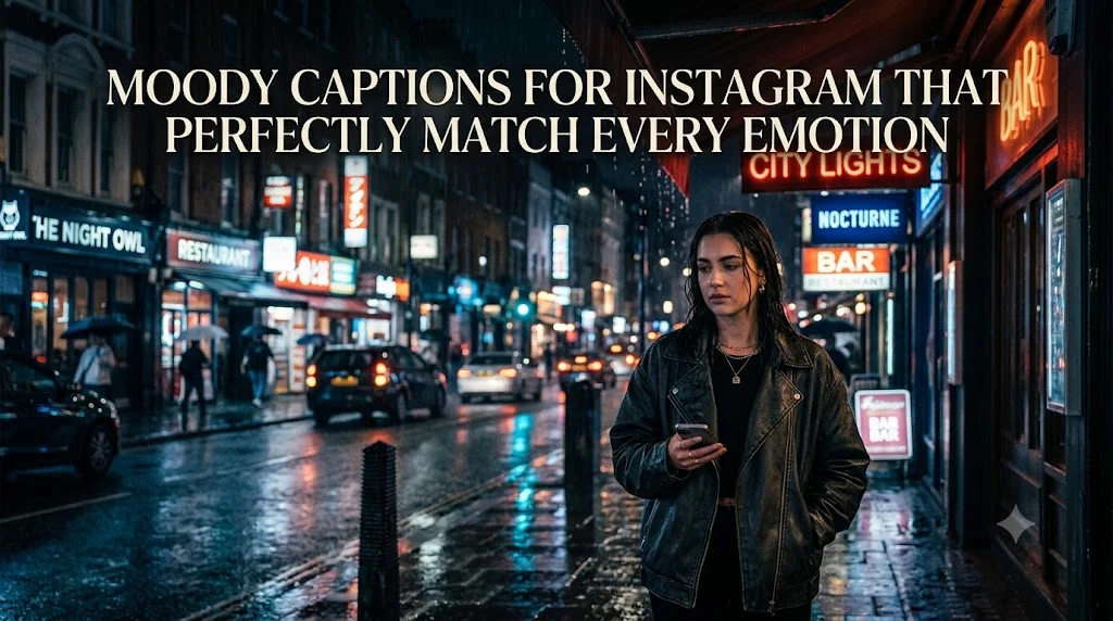 Moody Captions for Instagram