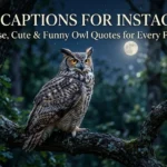 Owl Captions for Instagram