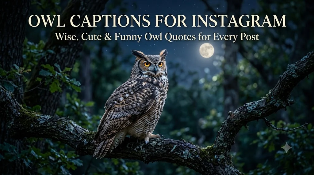 Owl Captions for Instagram