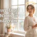 Short Angel Captions for Instagram