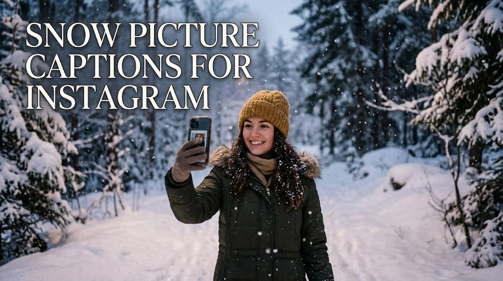 Snow Picture Captions for Instagram