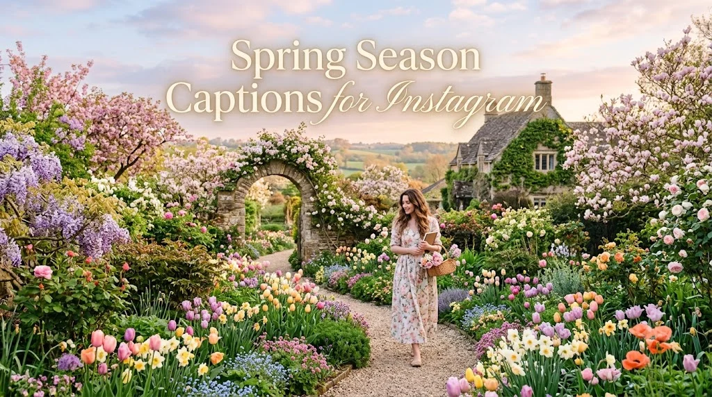 Spring Season Captions for Instagram