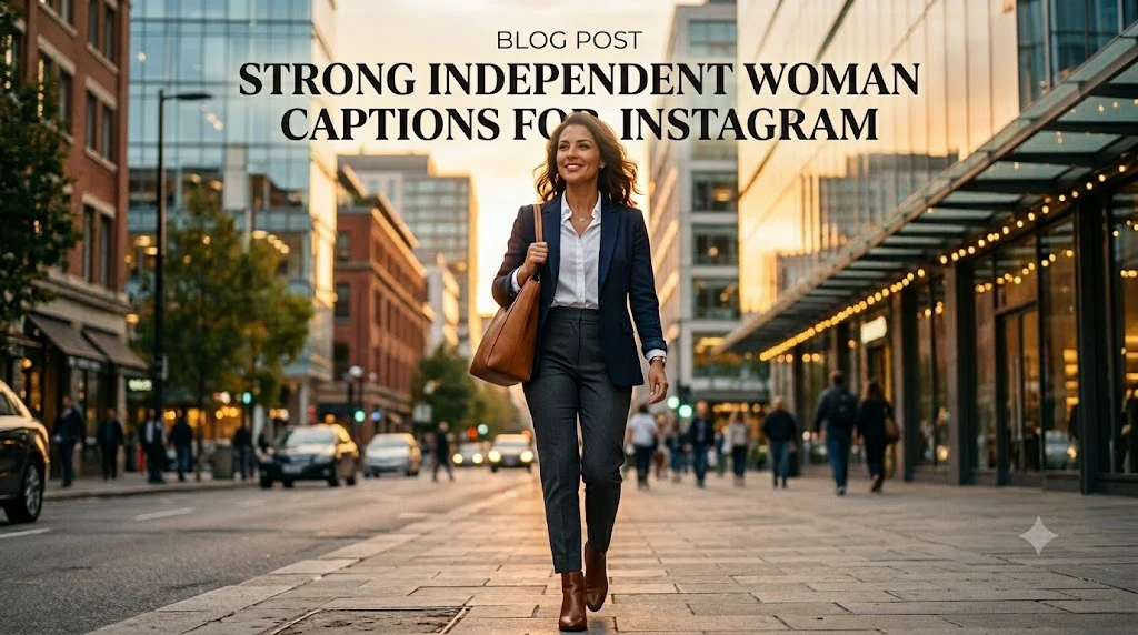 Strong Independent Woman Captions for Instagram