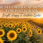 Sunflower Captions for Instagram