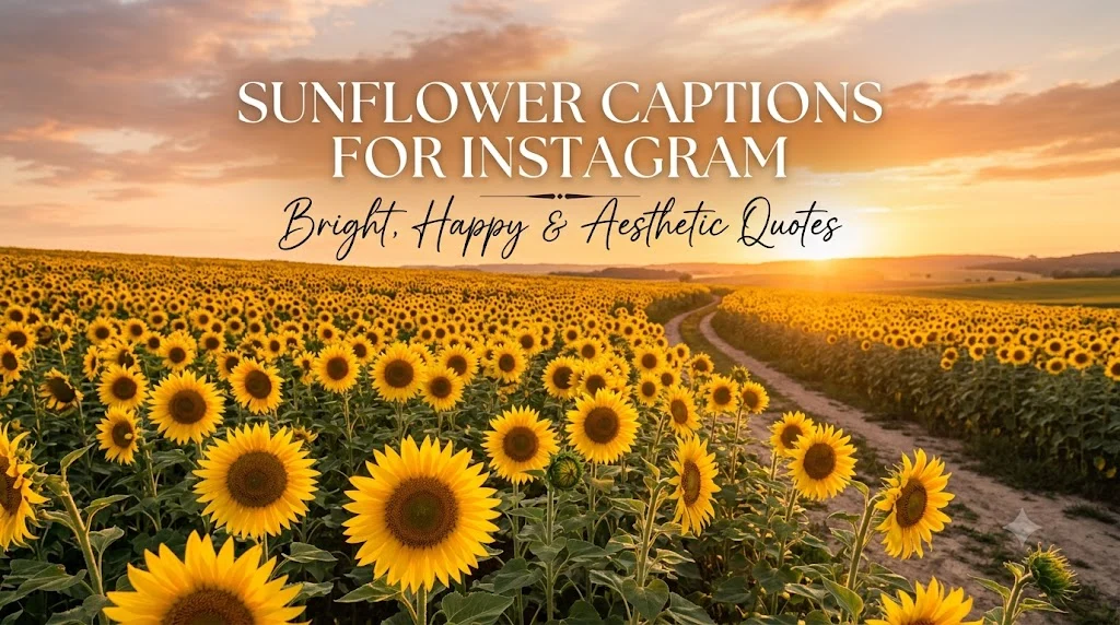 Sunflower Captions for Instagram