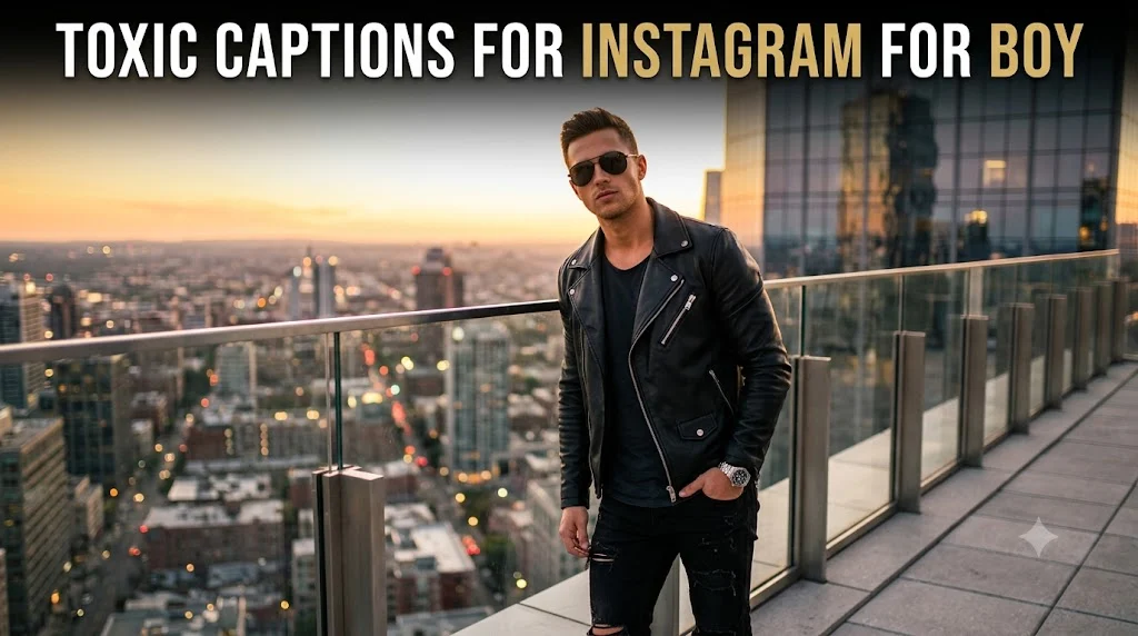 Toxic Captions for Instagram for Boy