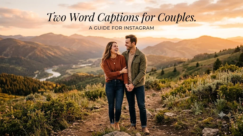 Two Word Captions for Couples