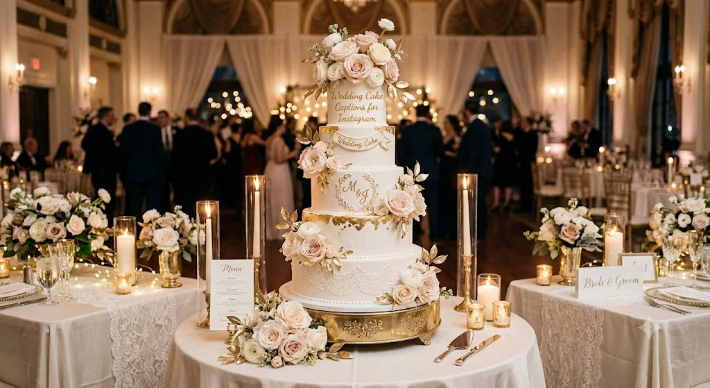 Wedding Cake Captions for Instagram