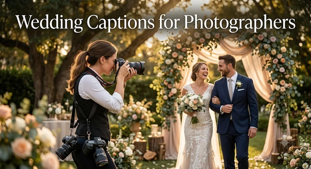 Wedding Captions for Photographers