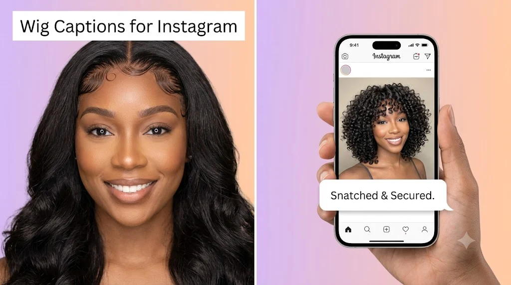 Wig Captions for Instagram